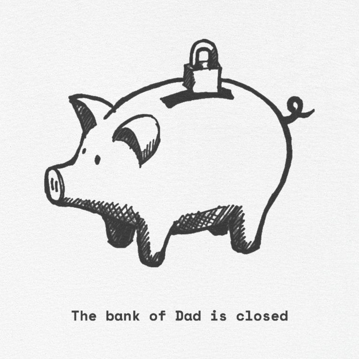 bank-of-dad print, cropped for legibility