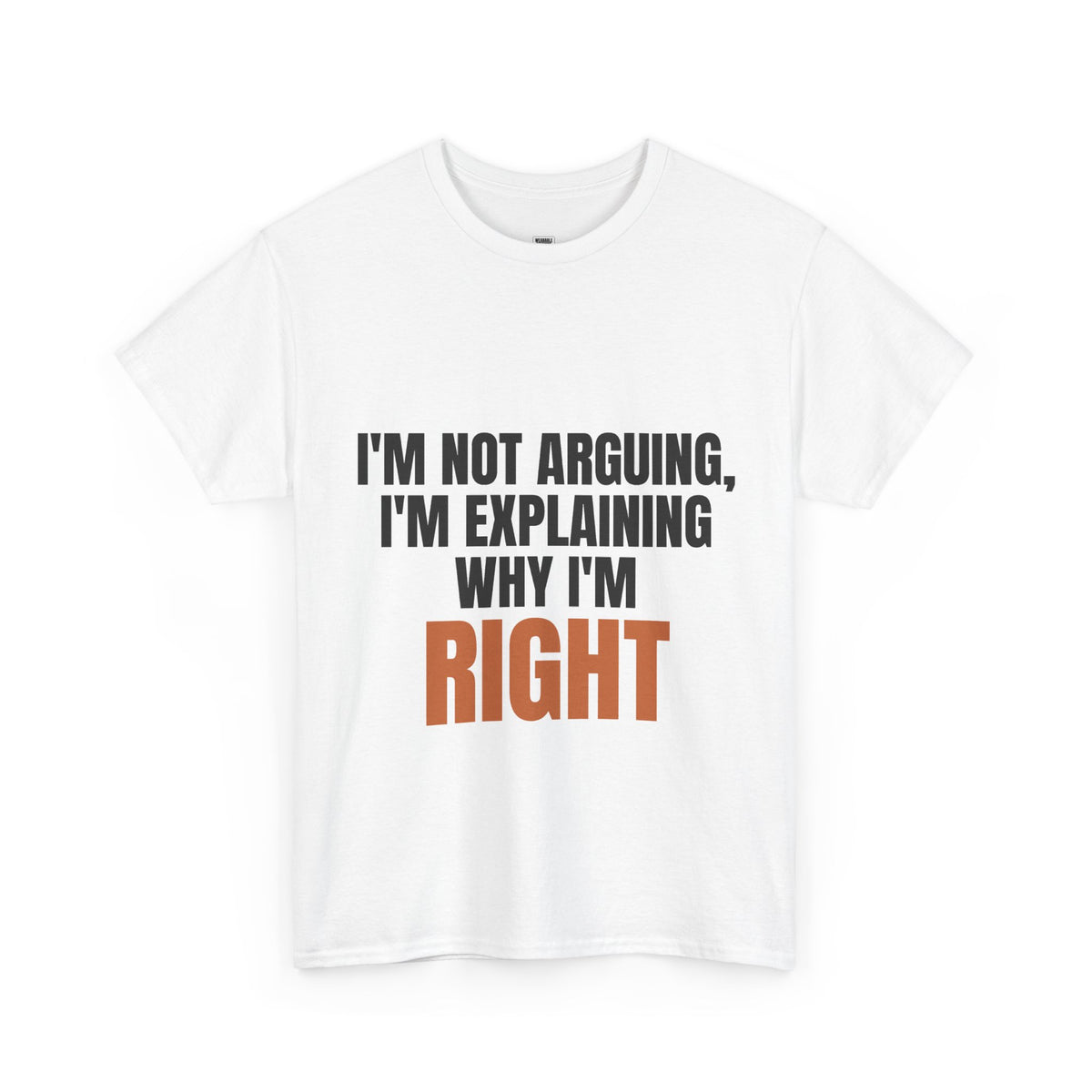 I'm Not Arguing, I'm Explaining Why I'm Right